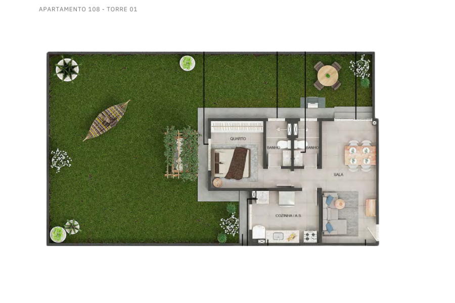 APARTAMENTO 108 - TORRE 01