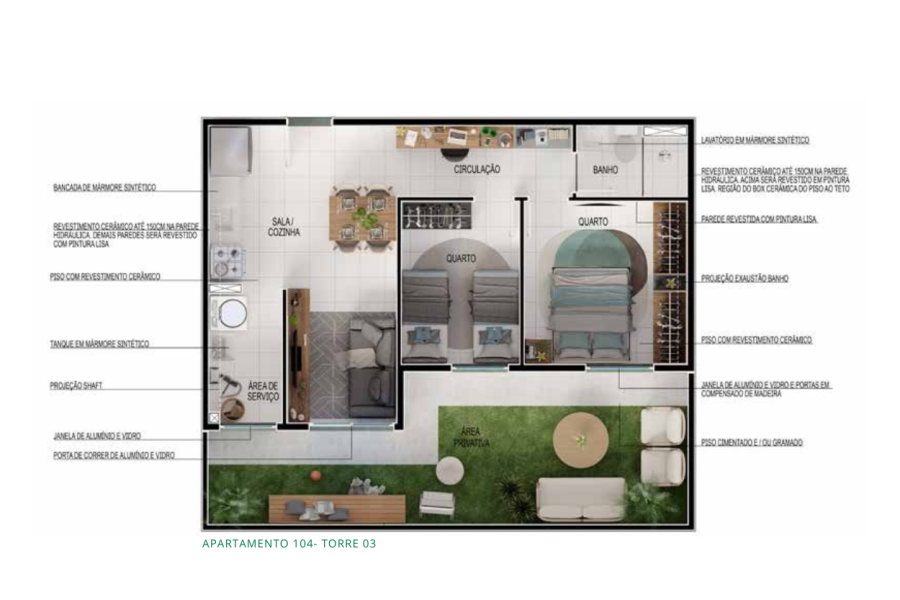 APARTAMENTOS • UNIDADES GIARDINO (2)