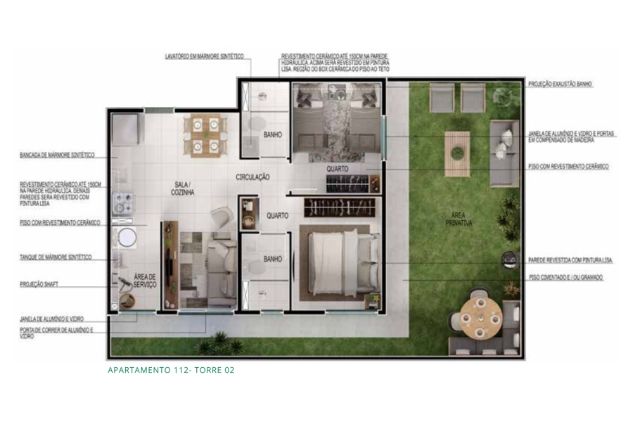 APARTAMENTOS • UNIDADES GIARDINO