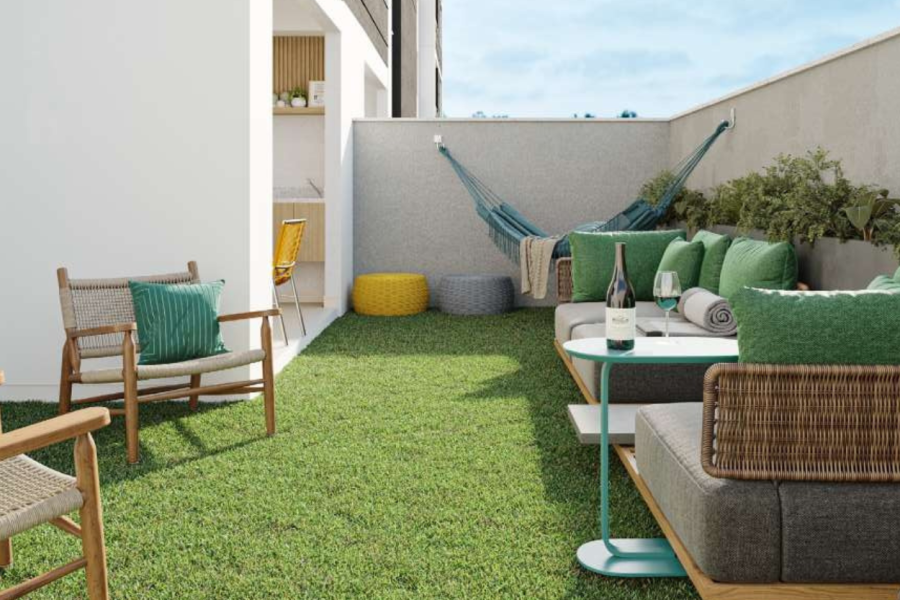 ÁREA PRIVATIVA _ VARANDA COM CHURRASQUEIRA