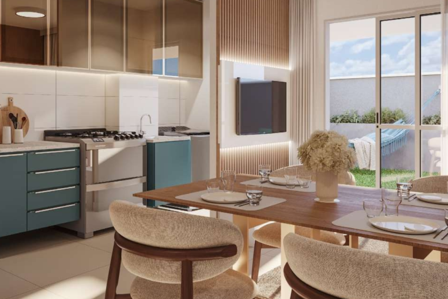 COZINHA _ VARANDA COM CHURRASQUEIRA