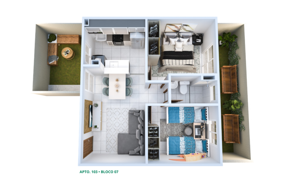 PLANTAS ISOMÉTRICAS (2)