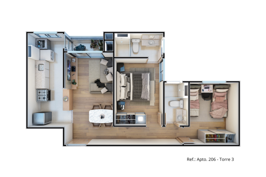 PLANTAS ISOMÉTRICAS (2)