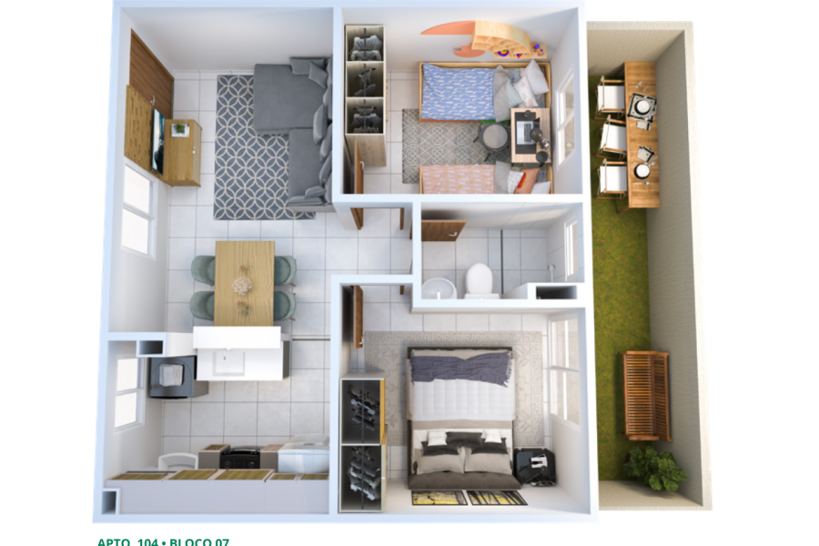 PLANTAS ISOMÉTRICAS (3)