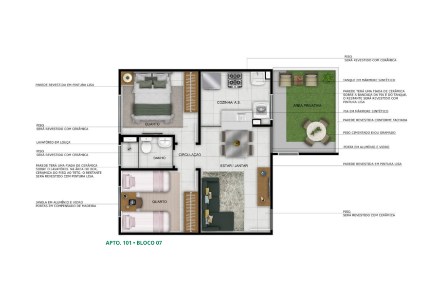 PLANTAS ISOMÉTRICAS (5)