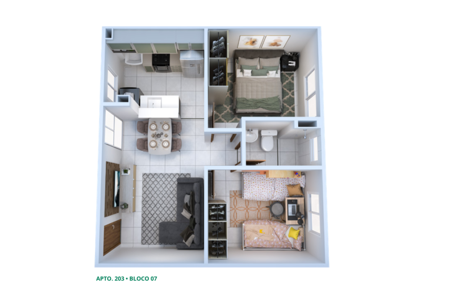 PLANTAS ISOMÉTRICAS (6)