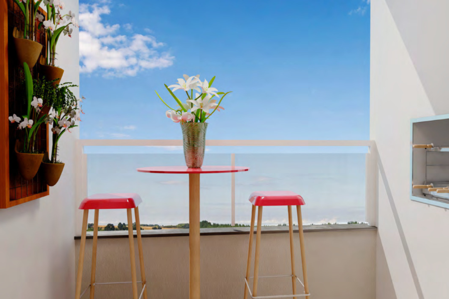 SACADA COM CHURRASQUEIRA