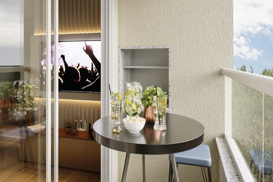 SACADA COM CHURRASQUEIRA