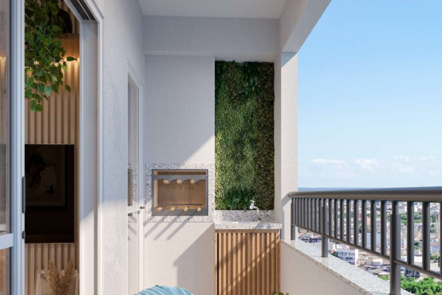 VARANDA COM CHURRASQUEIRA