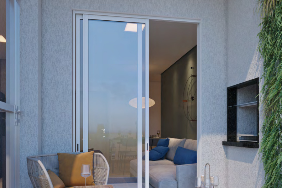 VARANDA COM CHURRASQUEIRA